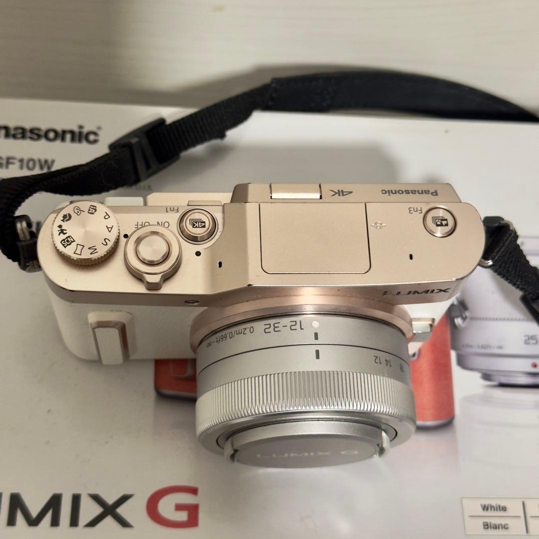 PanasonicLUMIX G DC-GF10Wダブルレンズキッドホワイト4K