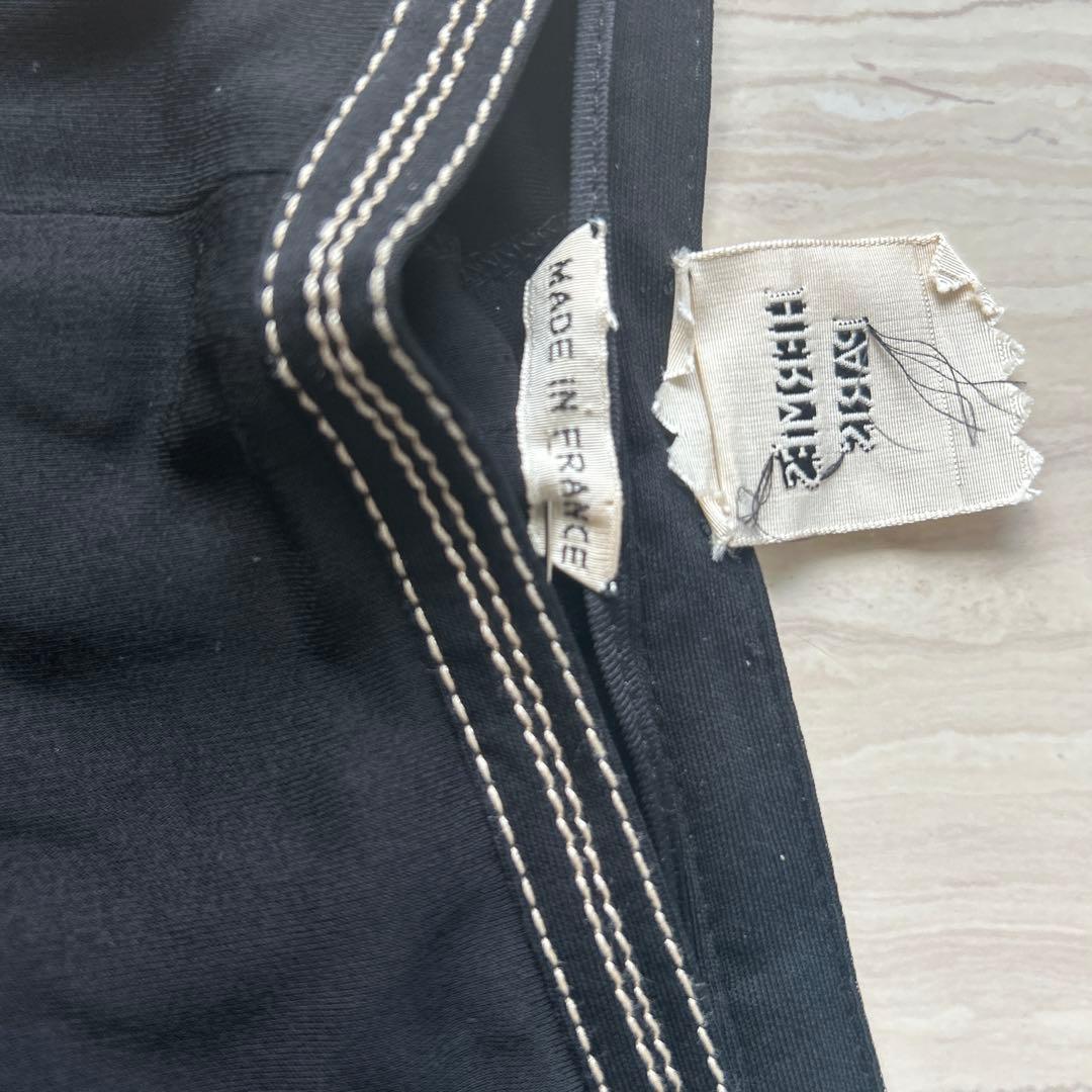 HERMES ブラック ワイドパンツ 34