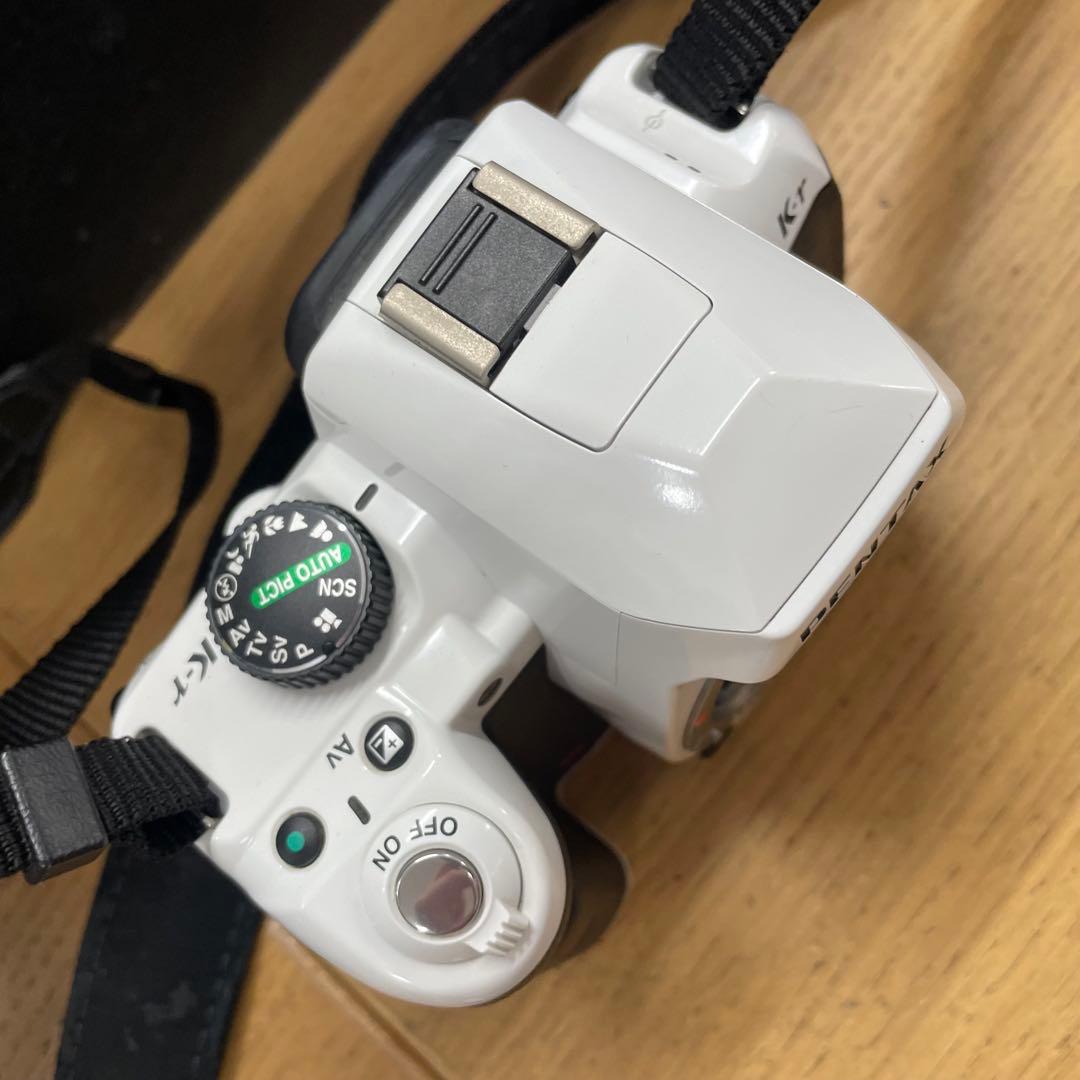 動作品 Pentax K-r ホワイトデジタル一眼レフ ボディ