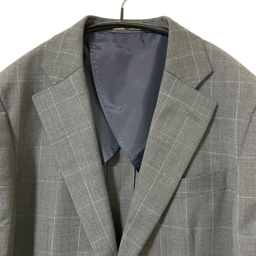 美品 スーツセレクト ビジネススーツ セットアップ ウィンドーペンチェック A5