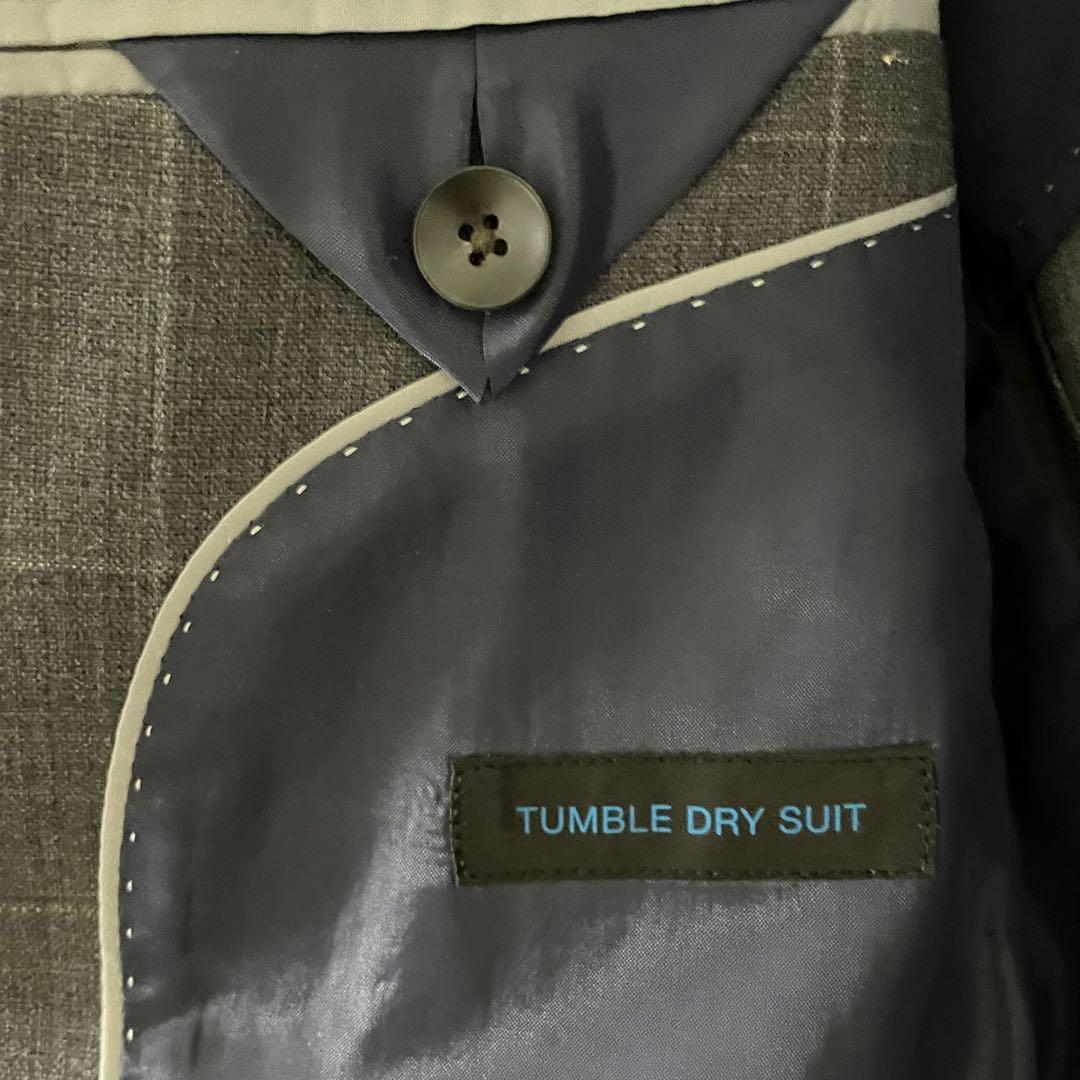 美品 スーツセレクト ビジネススーツ セットアップ ウィンドーペンチェック A5