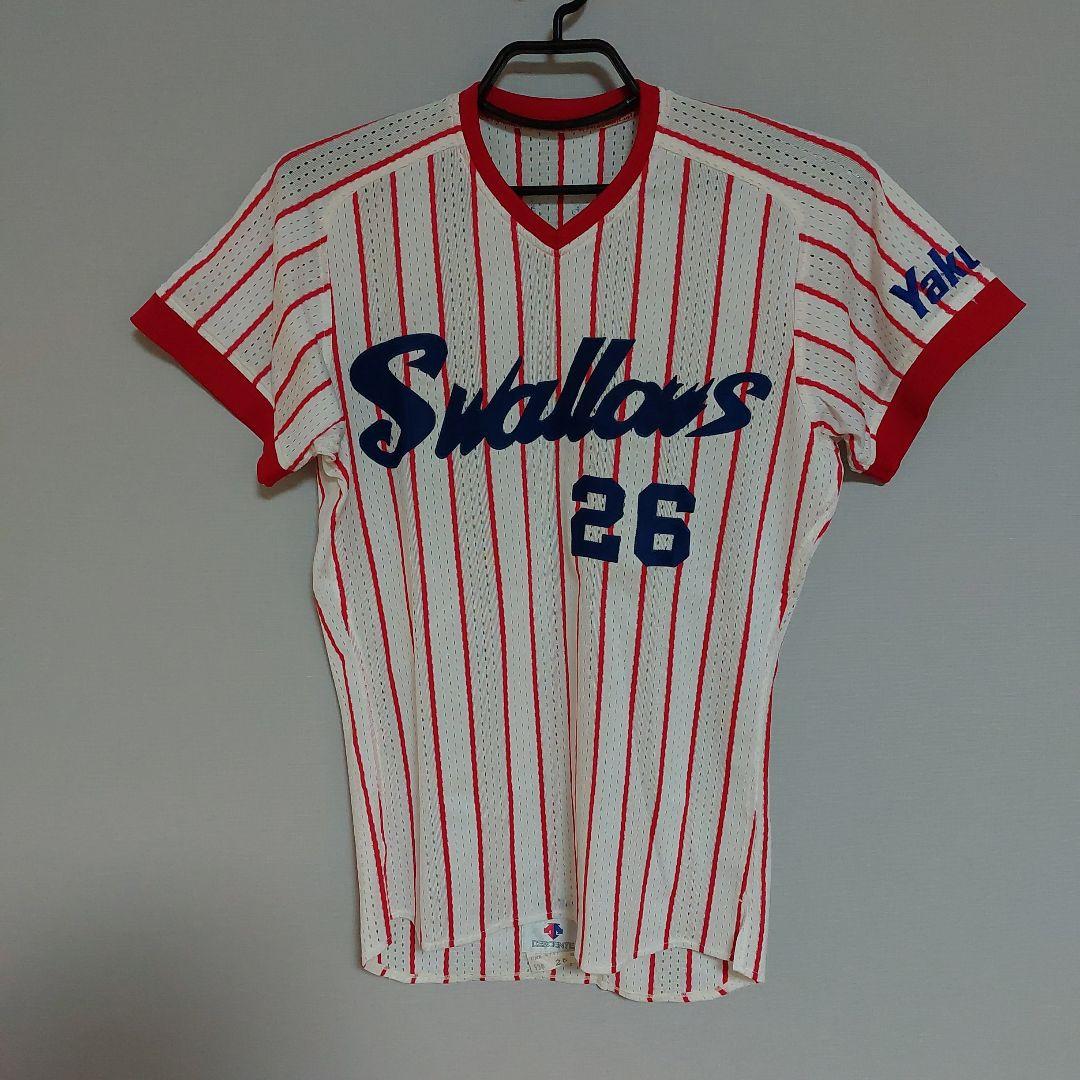 ヤクルトスワローズ　秦真司　本人着用ユニフォーム(上着のみ)