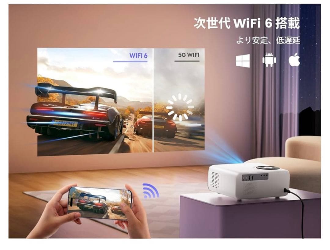 11088 新品WIMIUS P63 スマートプロジェクター