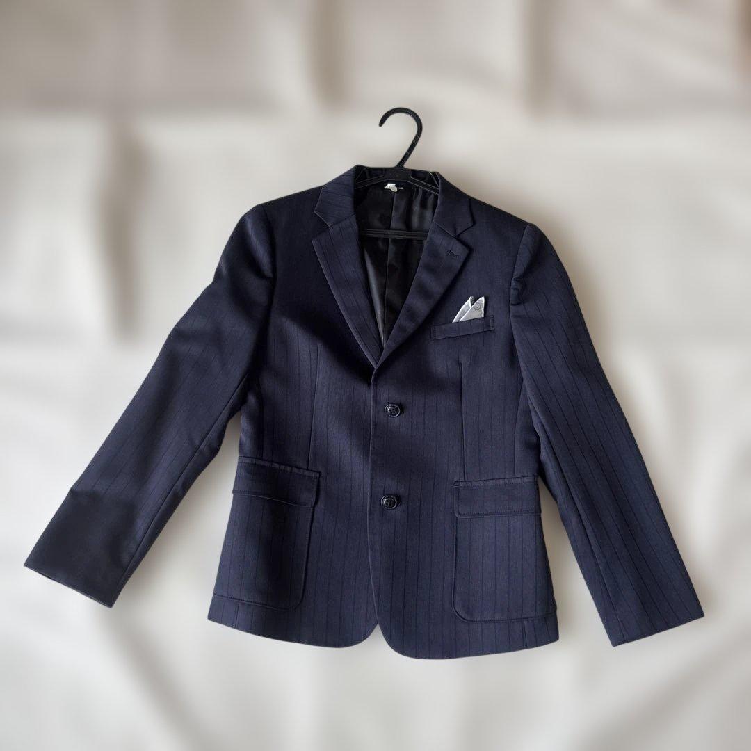 ［ショパン] ストライプ スリーピース スーツ 150センチ