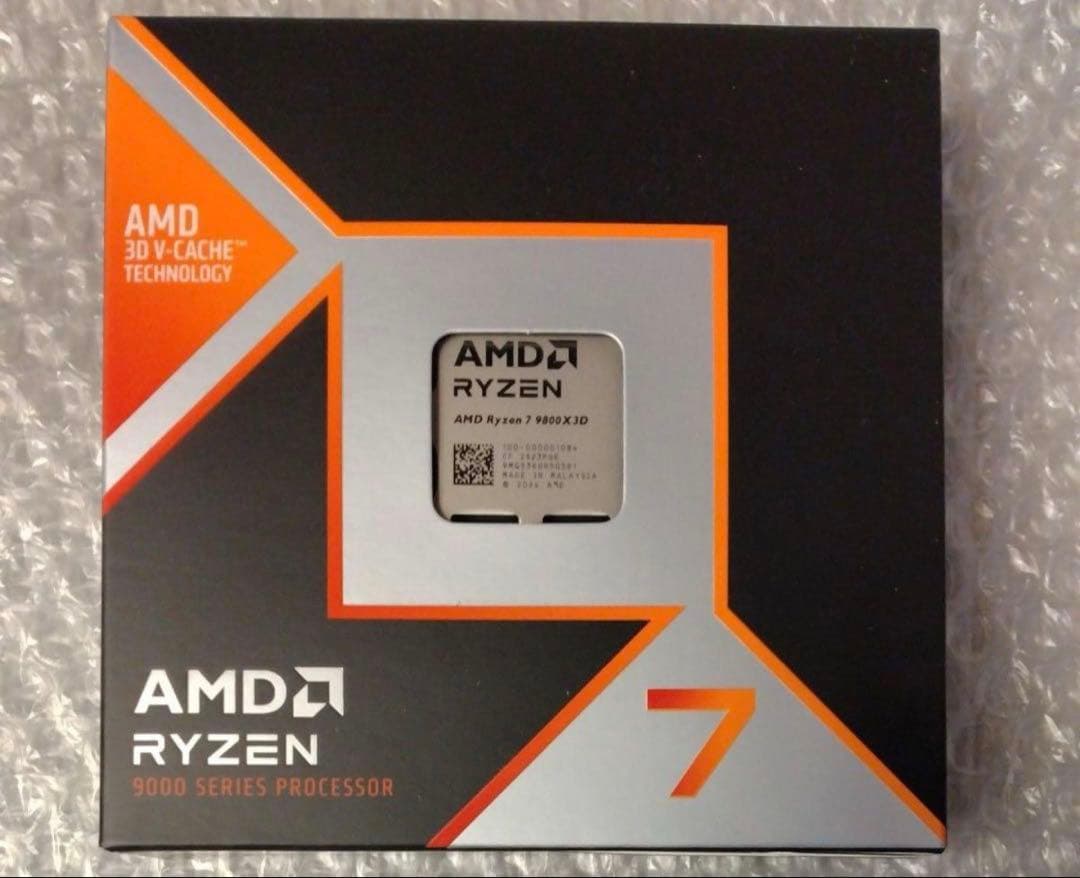 ブ*ブ様 新品 AMD Ryzen7 9800X3D CPU