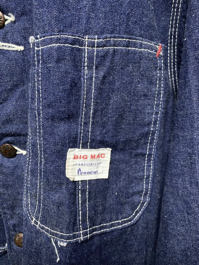 XLサイズ 60s big mac カバーオール ヴィンテージ50s40sワーク