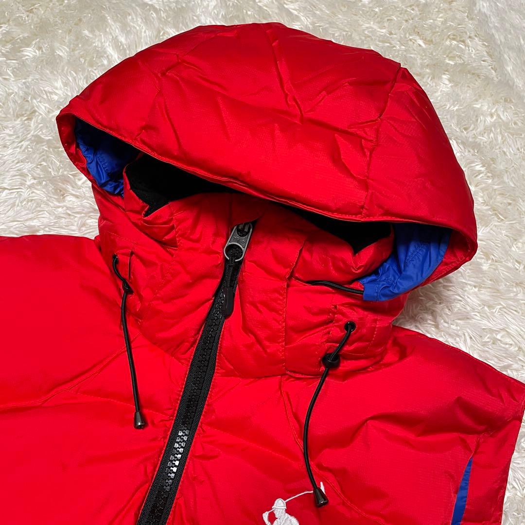 POLO RALPH LAUREN ダウンベスト　ビッグポニー レッド S