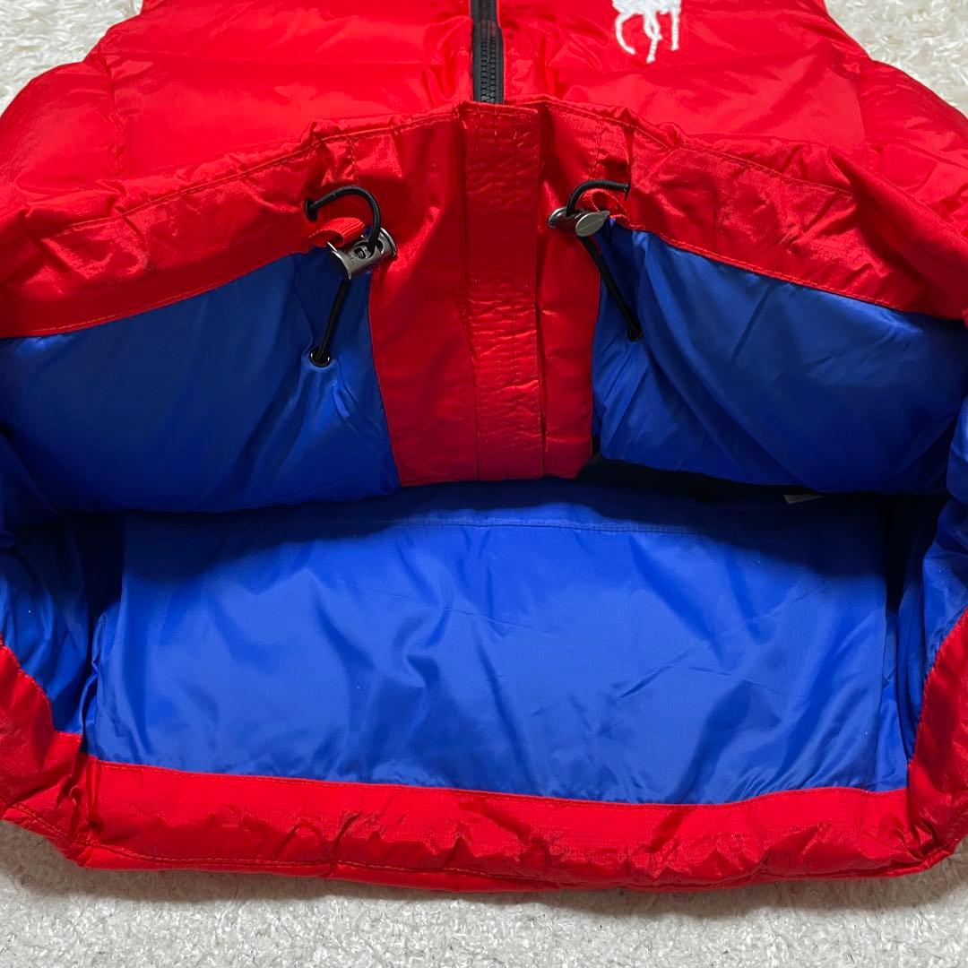 POLO RALPH LAUREN ダウンベスト　ビッグポニー レッド S