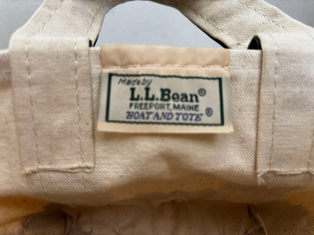 LLBean デラックス　ミニ　バキバキ　トートバッグ　80s
