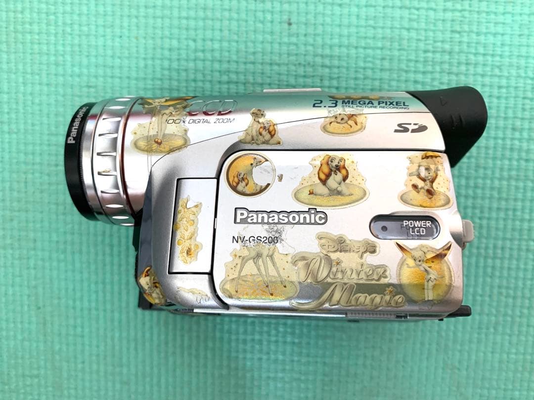 Panasonic NV-GS200KとビデオキャプチャーGV-USB2セット