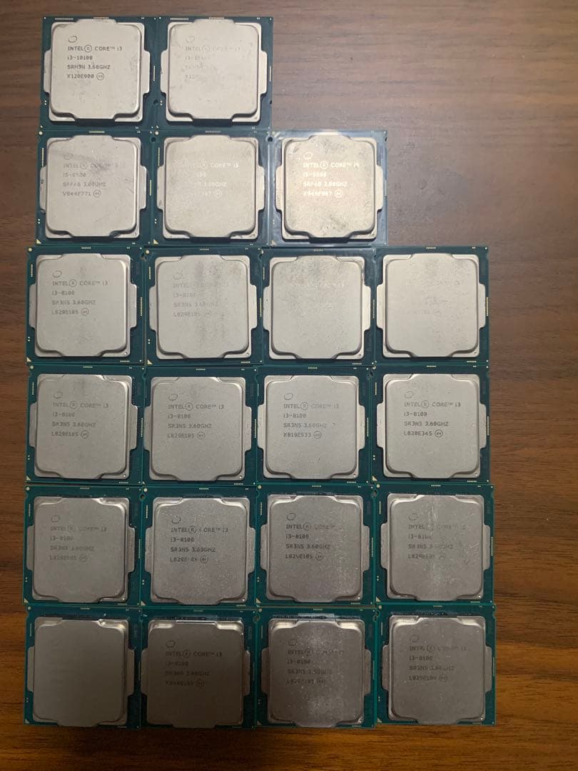 【全ての動作確認済み】Intel Core CPU 21枚セット