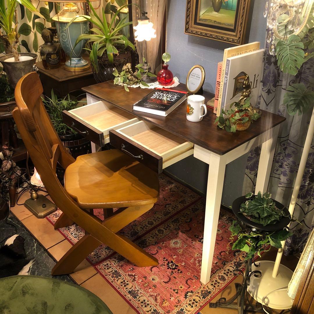 Sale シャビーシック　フレンチ　カントリーST コンパクトテーブル　机デスク