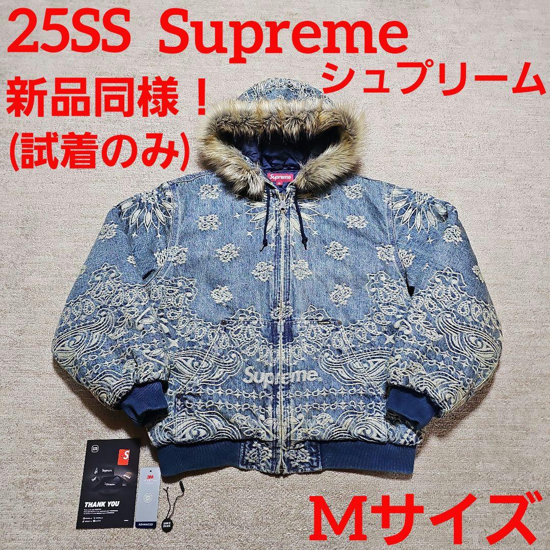 新品同様！試着のみ Supreme シュプリーム バンダナ ワークジャケット M