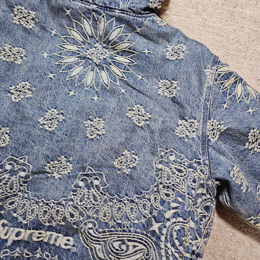 新品同様！試着のみ Supreme シュプリーム バンダナ ワークジャケット M