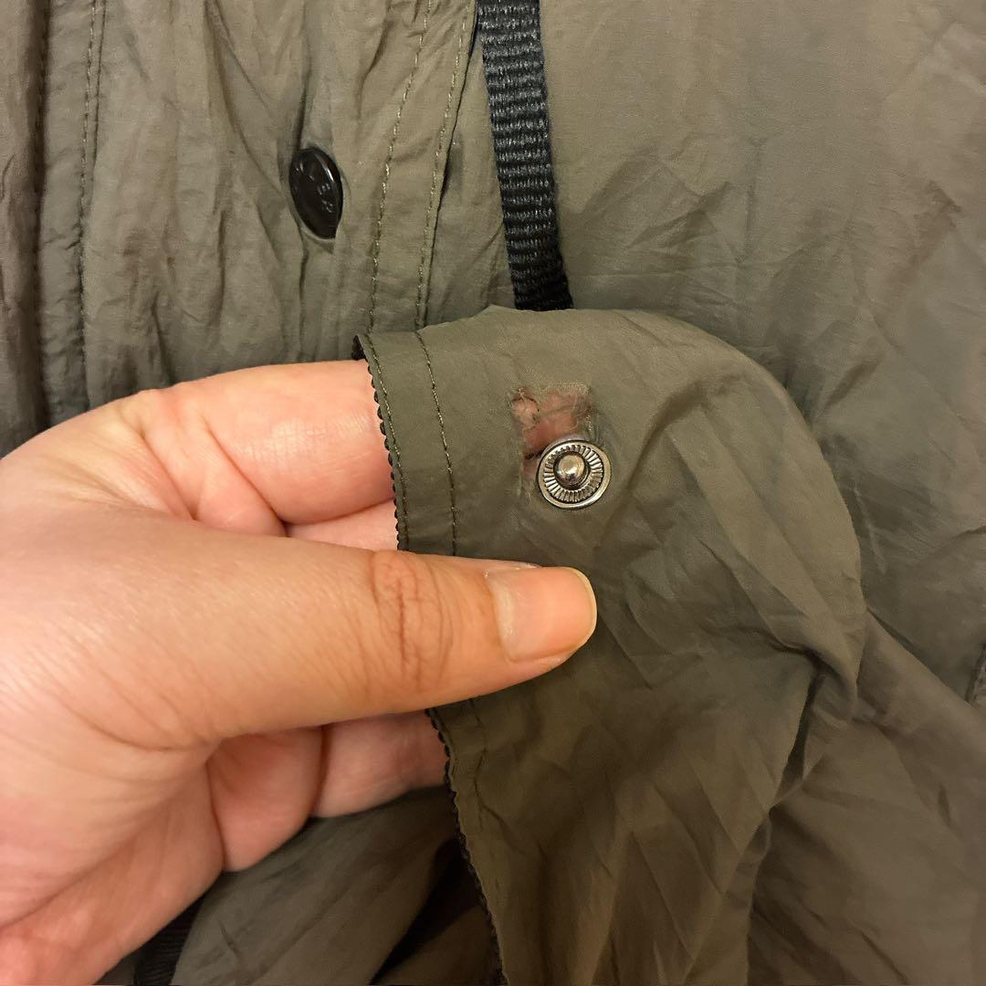MONCLER オリーブ ロングコート ダウン アウター モッズコート