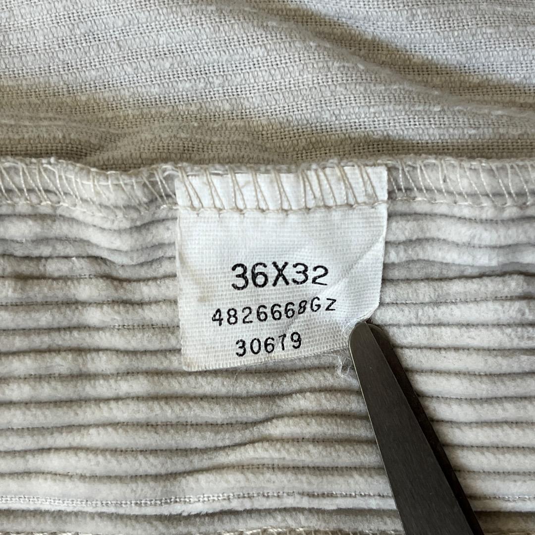 ポロラルフローレン W36 コーデュロイ ポロチノ 古着 90s 白 18214