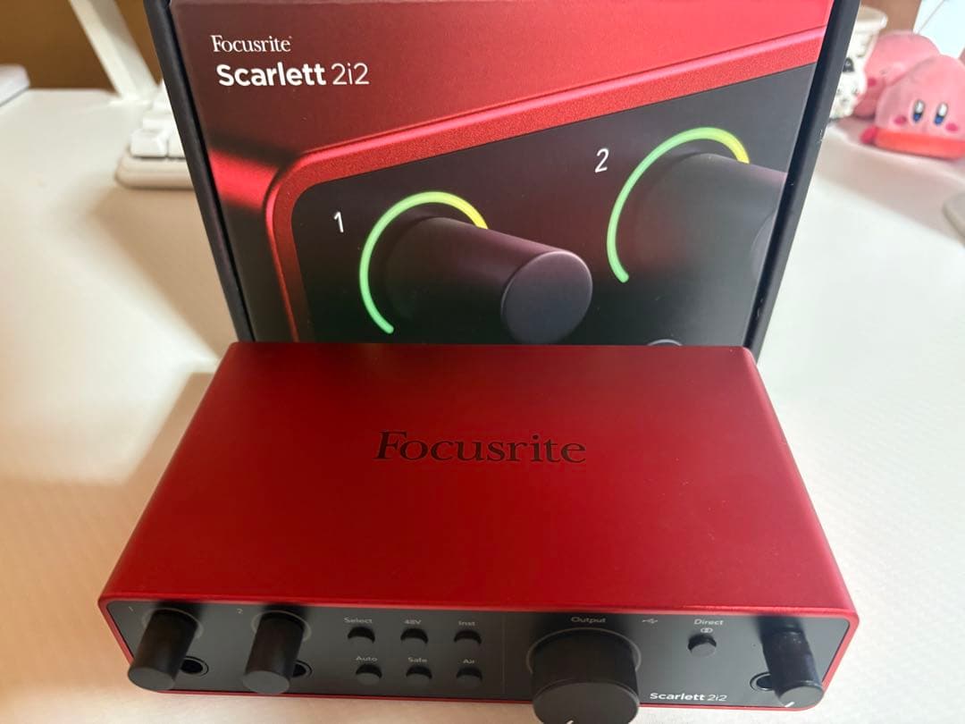 Focusrite Scarlett 2i2 オーディオインターフェイスgen4
