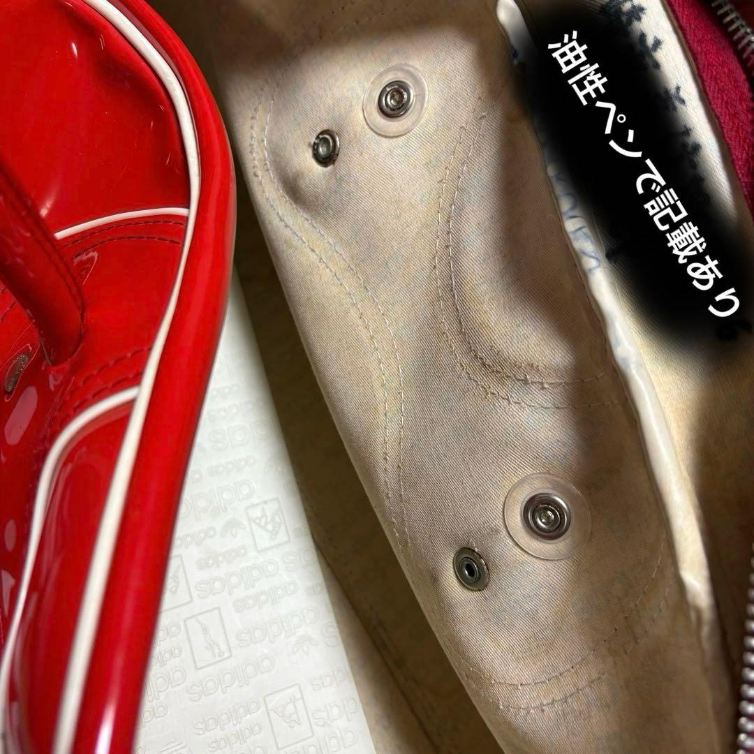 80's adidas エナメル ボストンバッグ y2k vintage レア