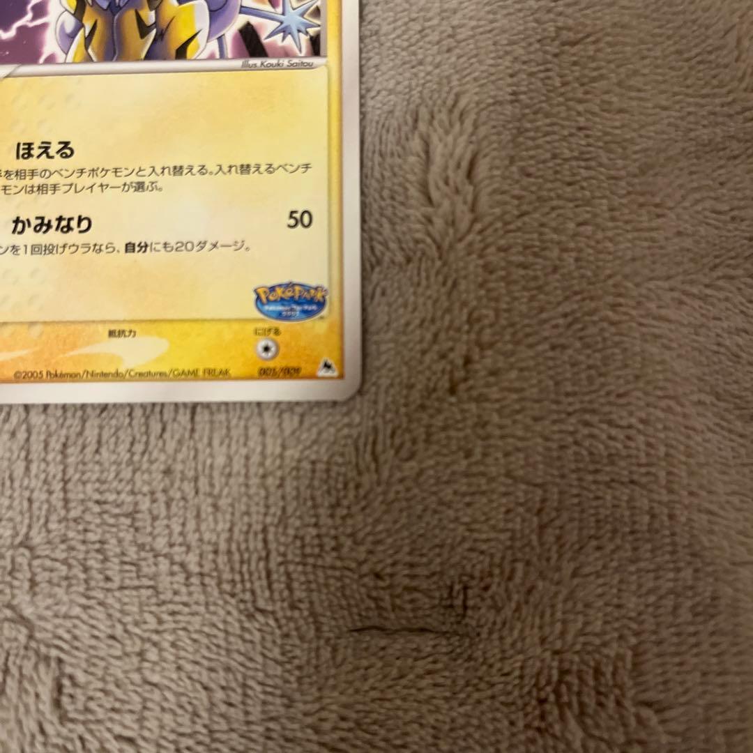 ライコウ ポケパークプレミアムファイル 005/009