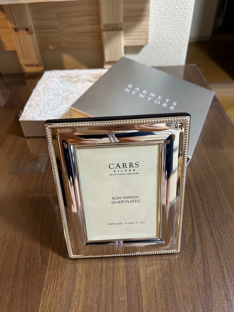 美品！CARRS シルバープレート フォトフレーム 13×18 cm
