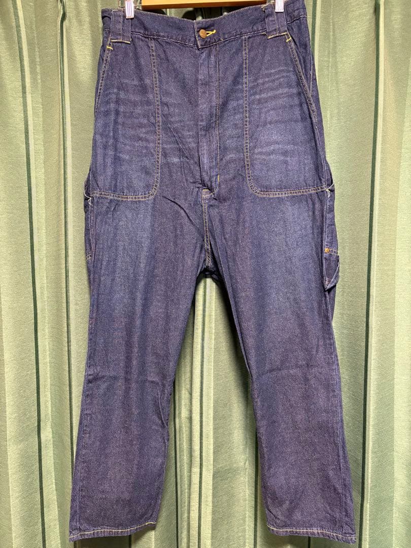 mercibeaucoup メルシーボークーLeeサロペット風サルエルデニム　M