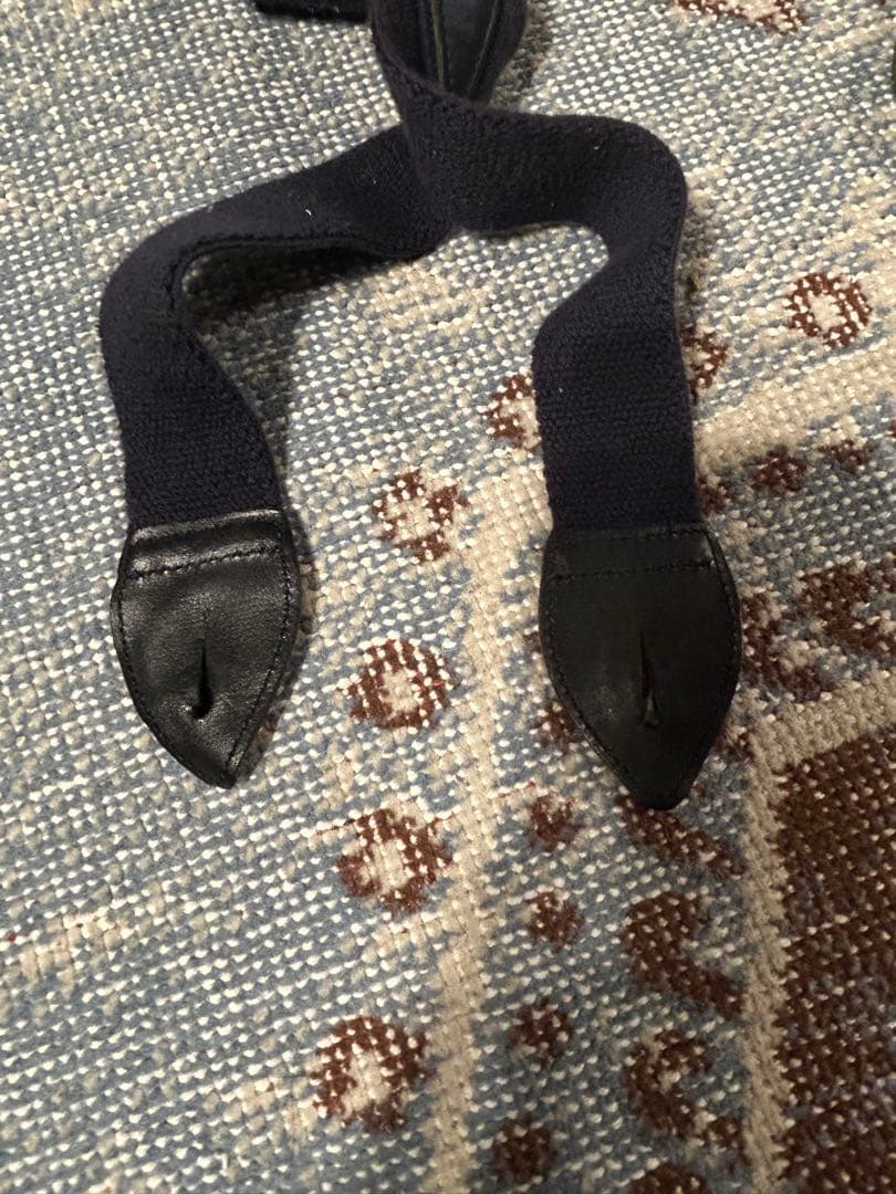 ナイジェルケーボン US アーミー サスペンダー ネイビー