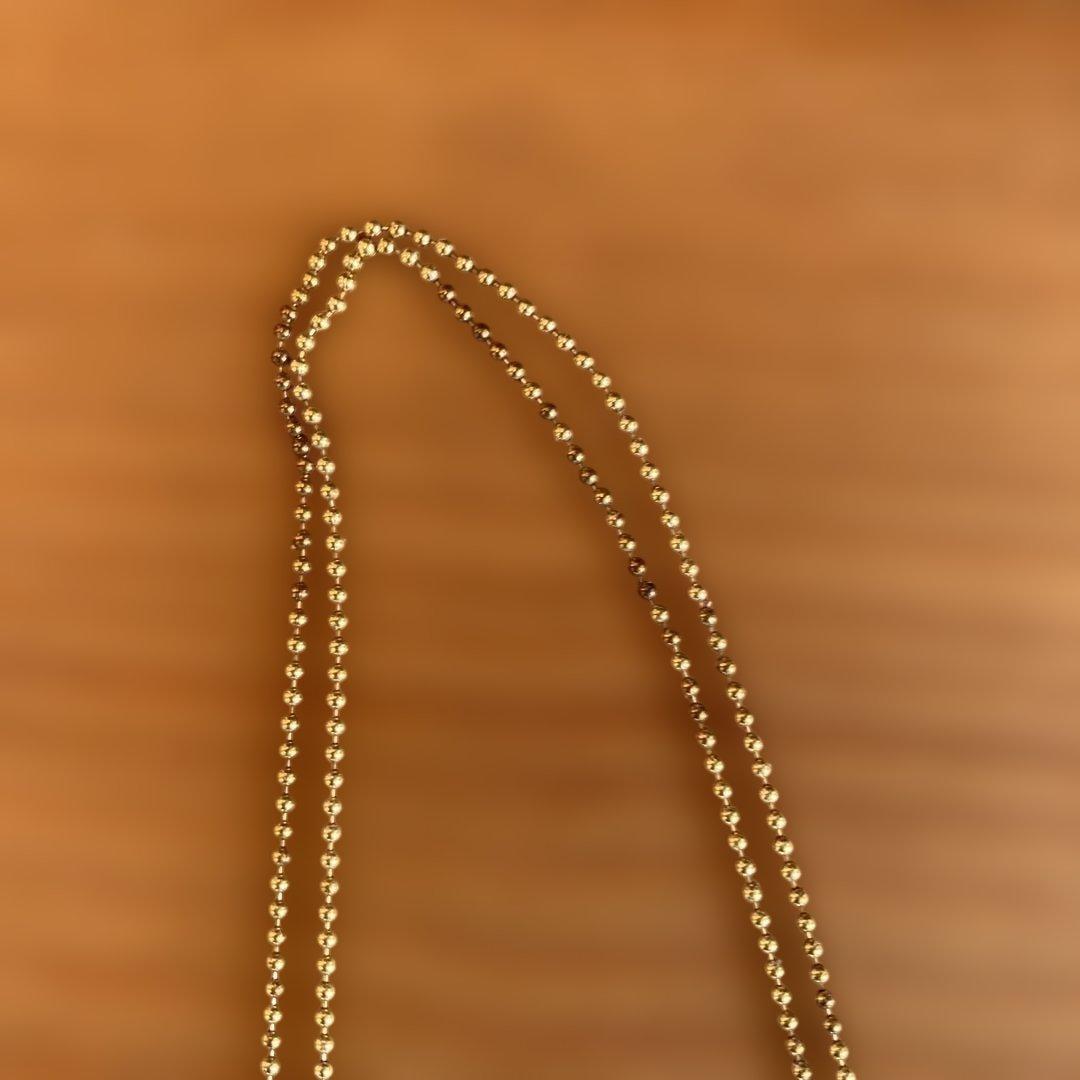 agete k10ネックレス　変色あり