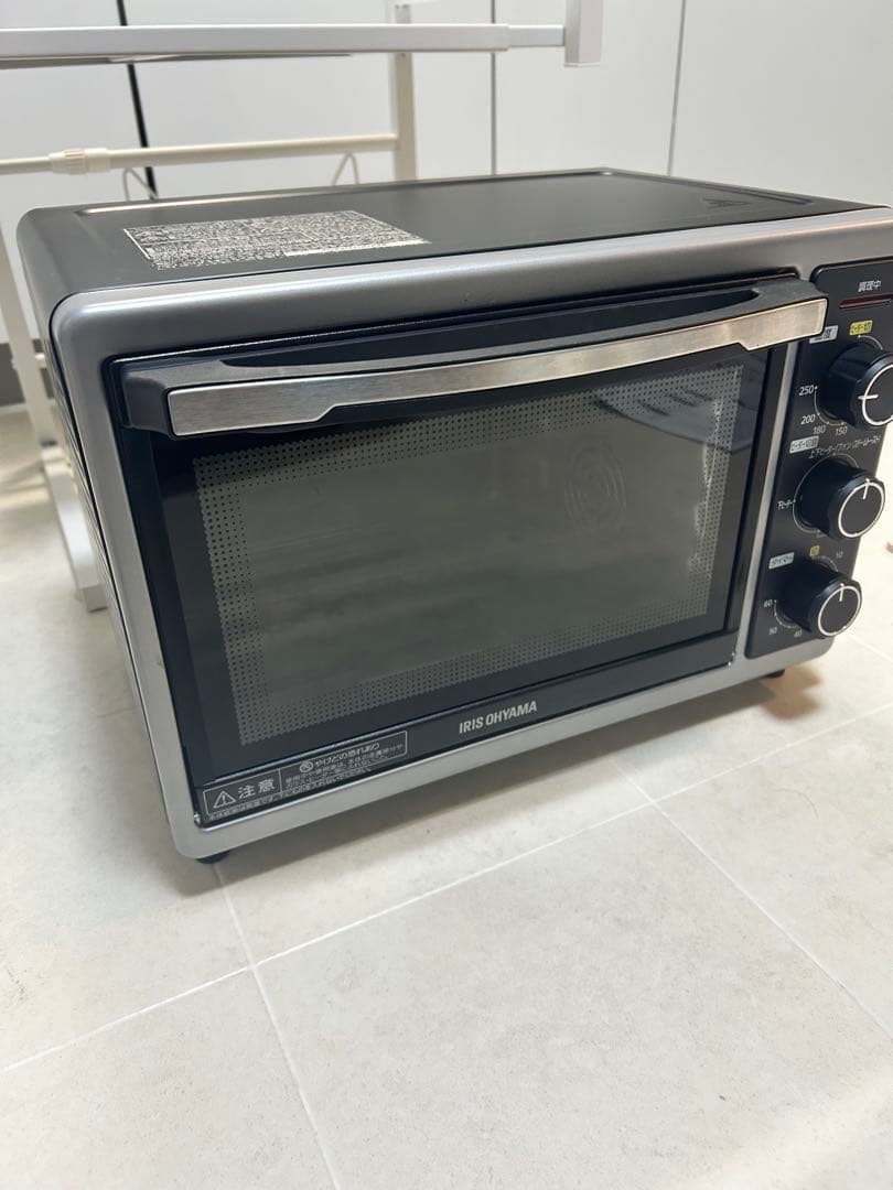 IRIS OHYAMA コンベクションオーブン｜ピザストーン・レンジ上ラック付｜