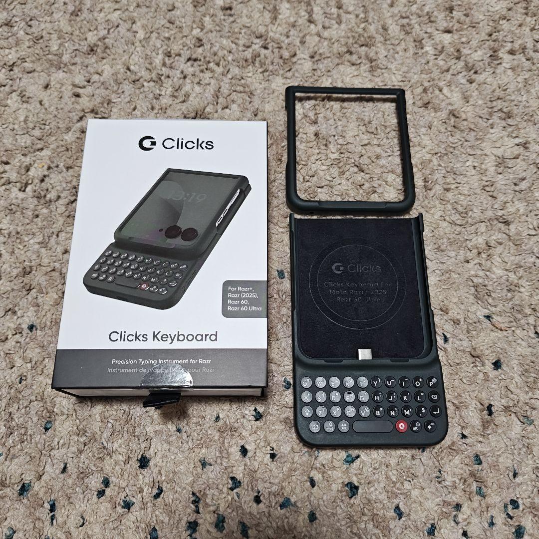 p*e様 Clicks Keyboard for Razr (2025) Ony