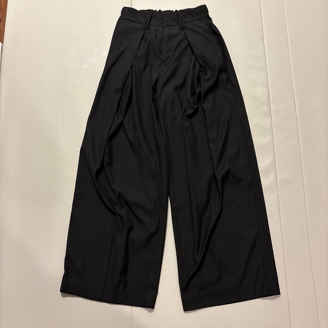 【CS】Cross tuck drape slacks サイズ1