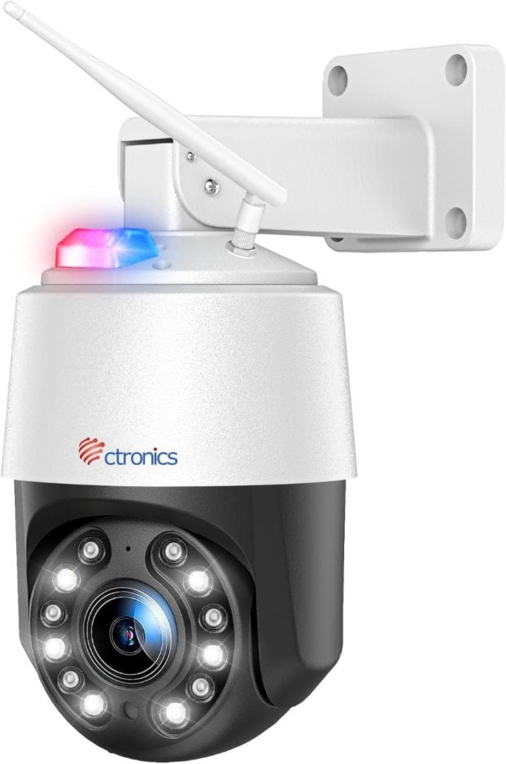 【開封済・未使用】Ctronics 屋外 防犯カメラ 800万画素 監視カメラ