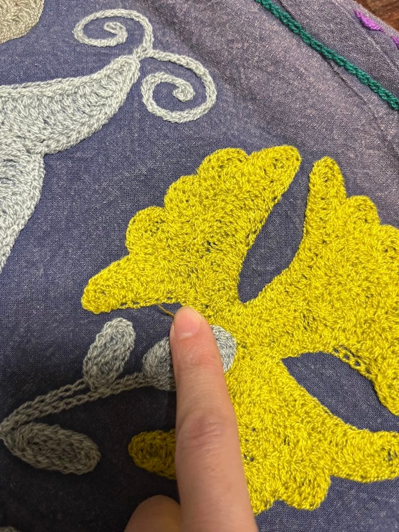 期間限定さらにお値下げ⭐︎pokipcee ポキプシー　スザニ　パンツ　刺繍