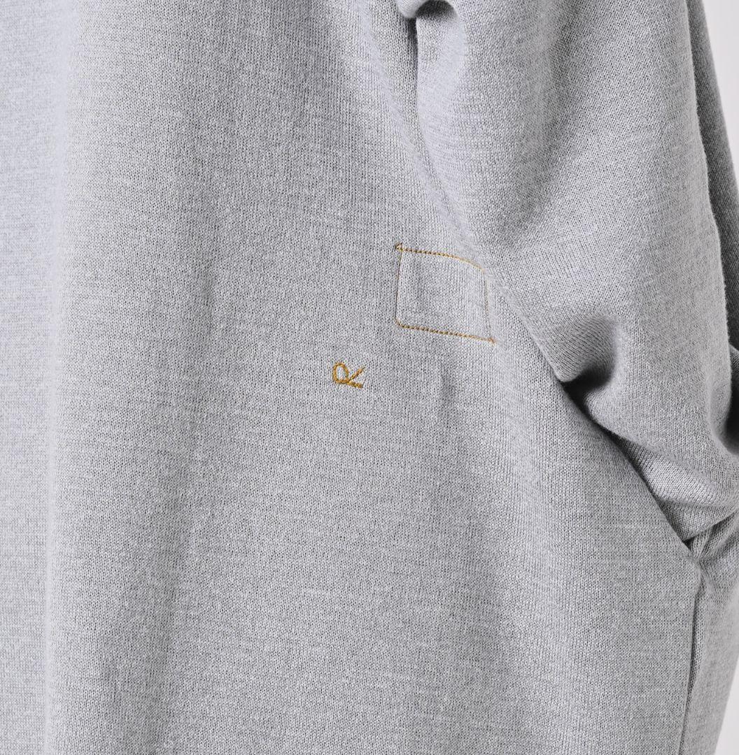 45R☆スムースのチュニック/杢グレー♪