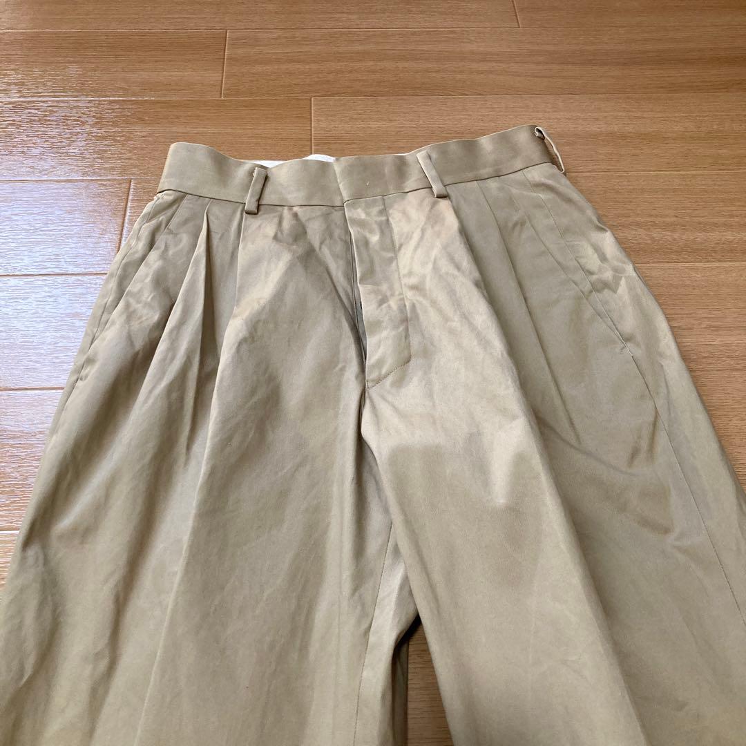 【未使用に近い】chaos カオス　ツータックチノパンツ 38