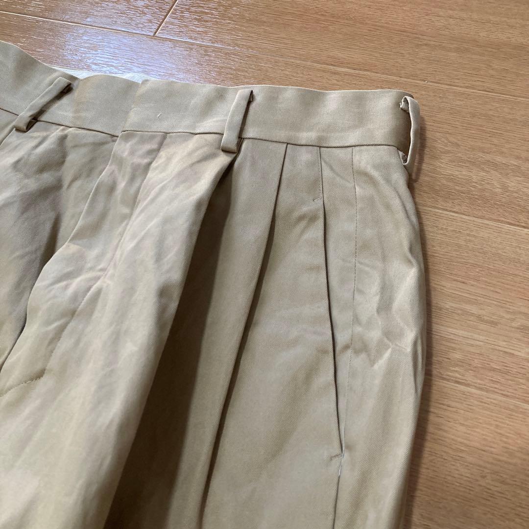 【未使用に近い】chaos カオス　ツータックチノパンツ 38