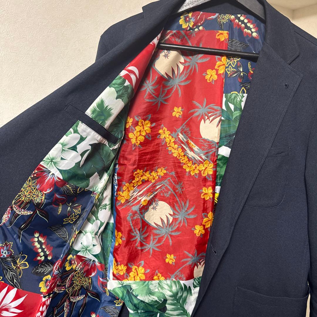 SOPHNET. ネイビー テーラードジャケット　セットアップ