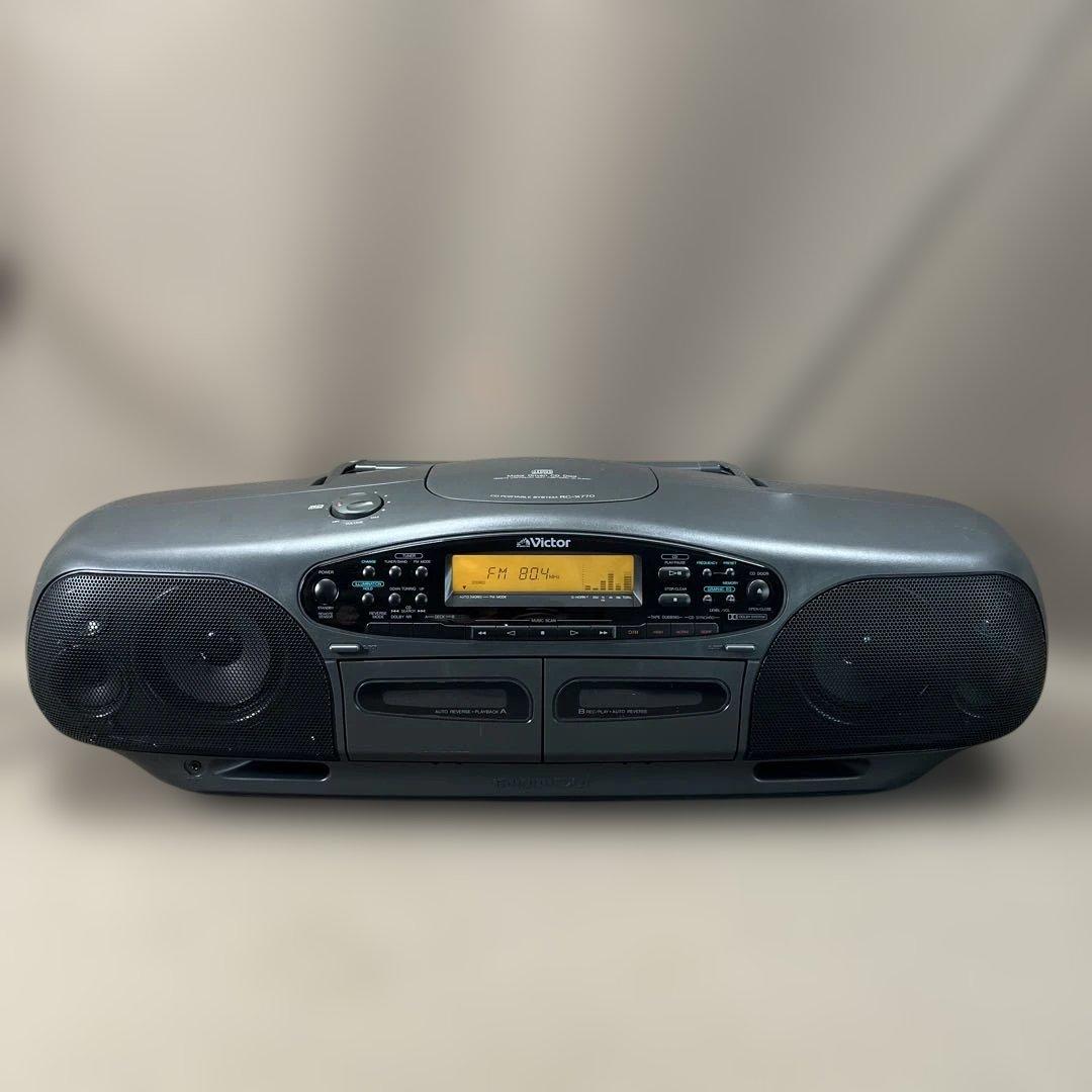 VICTOR CD ラジカセ RC-X770 G-HORN 動作品