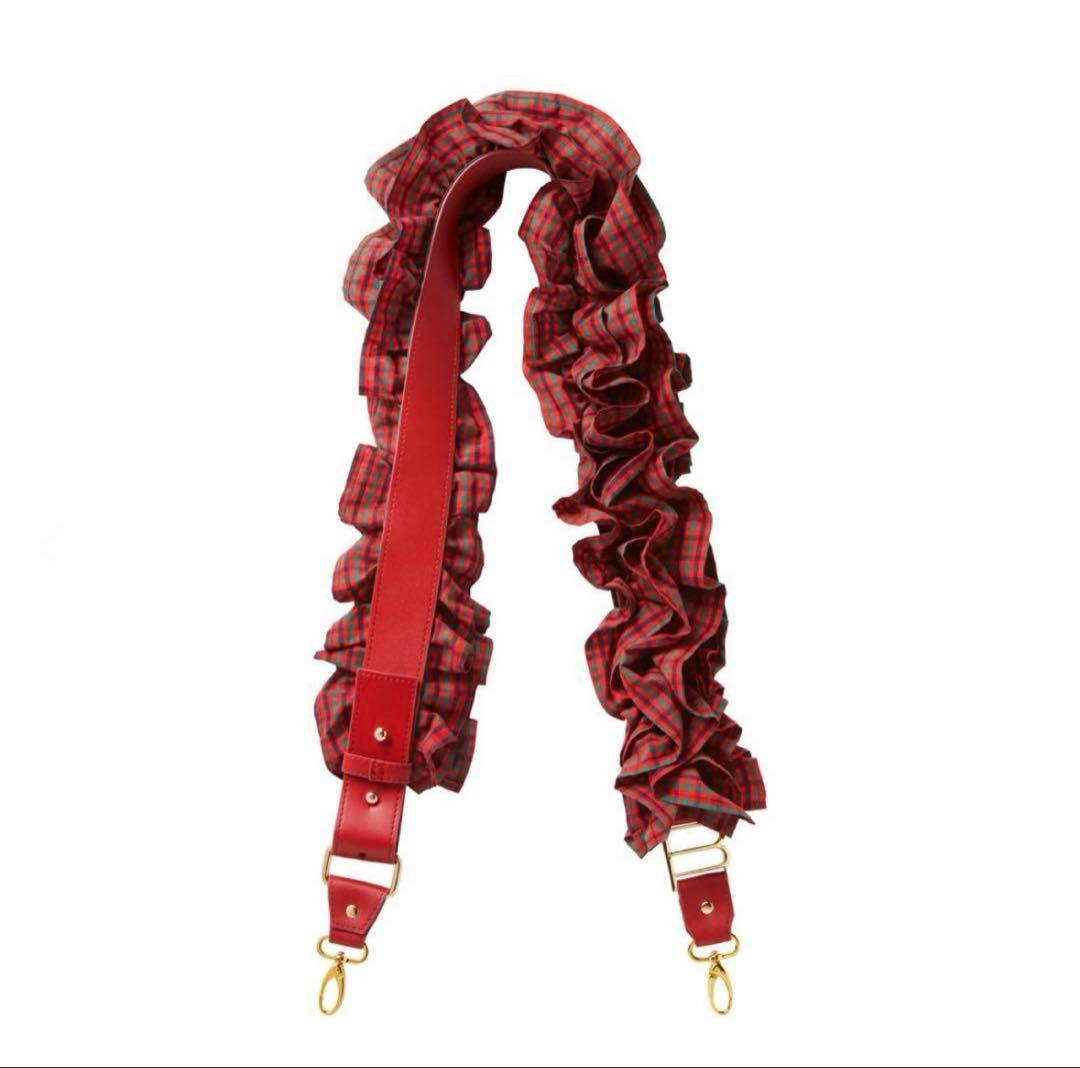 Bibiy. × familiarショルダーストラップ　赤