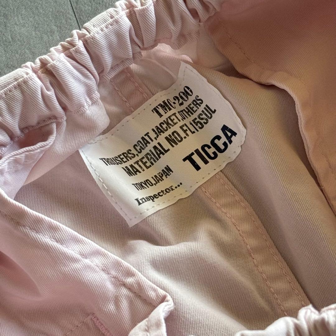 【2025／新品タグ付✨】TICCA カーゴパンツ パラシュートパンツ　ピンク