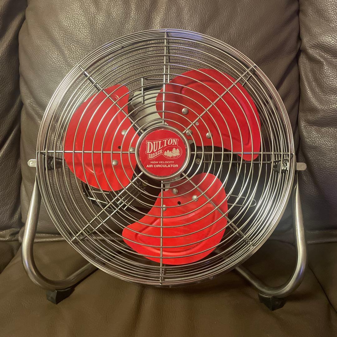 【完動品】幻 DULTON ダルトン ブリーズ　サーキュレーター レッド