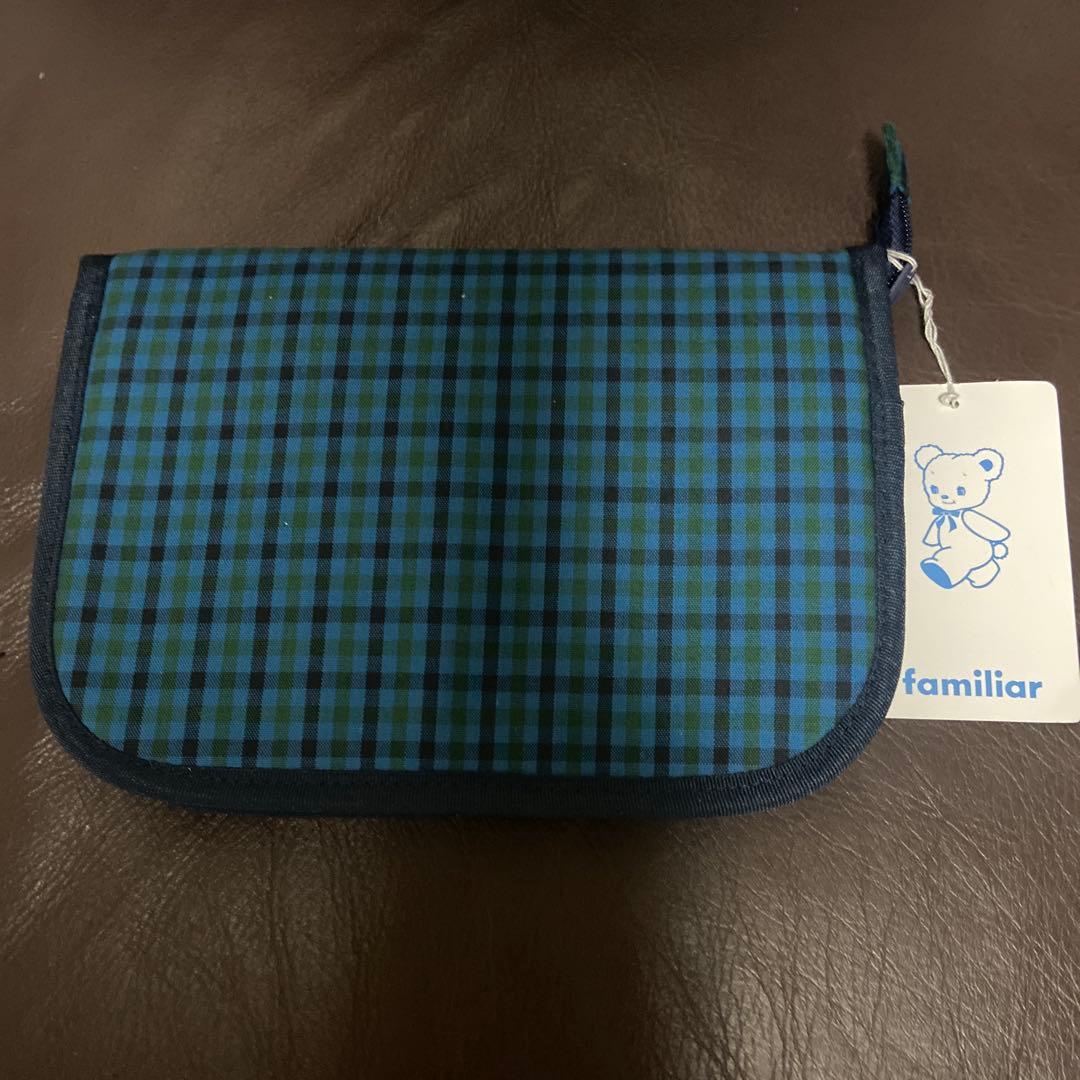 familiar 母子手帳入れ チェック柄