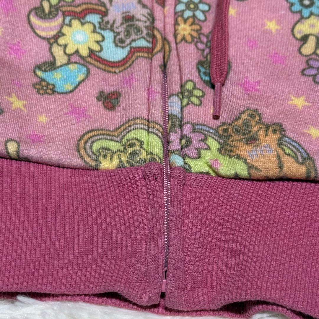 【希少モデル】ヒステリックグラマー BEAR DREAM 総柄ジップパーカー