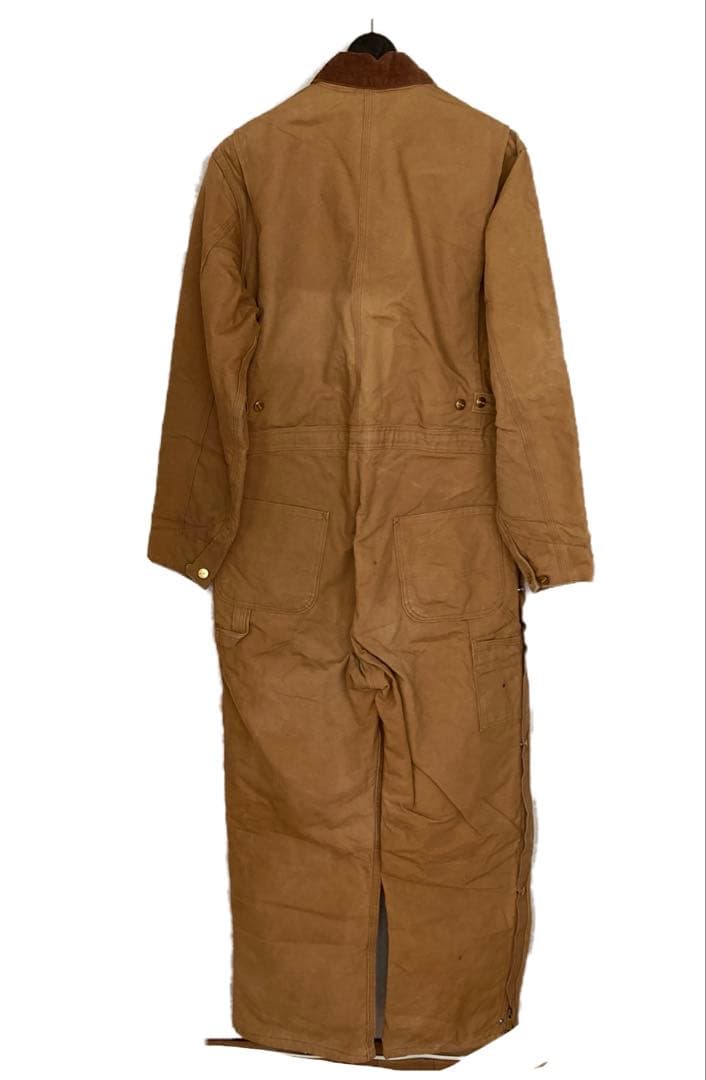 ★USA製★ Carhartt 中綿キルティング　オールインワン　つなぎ