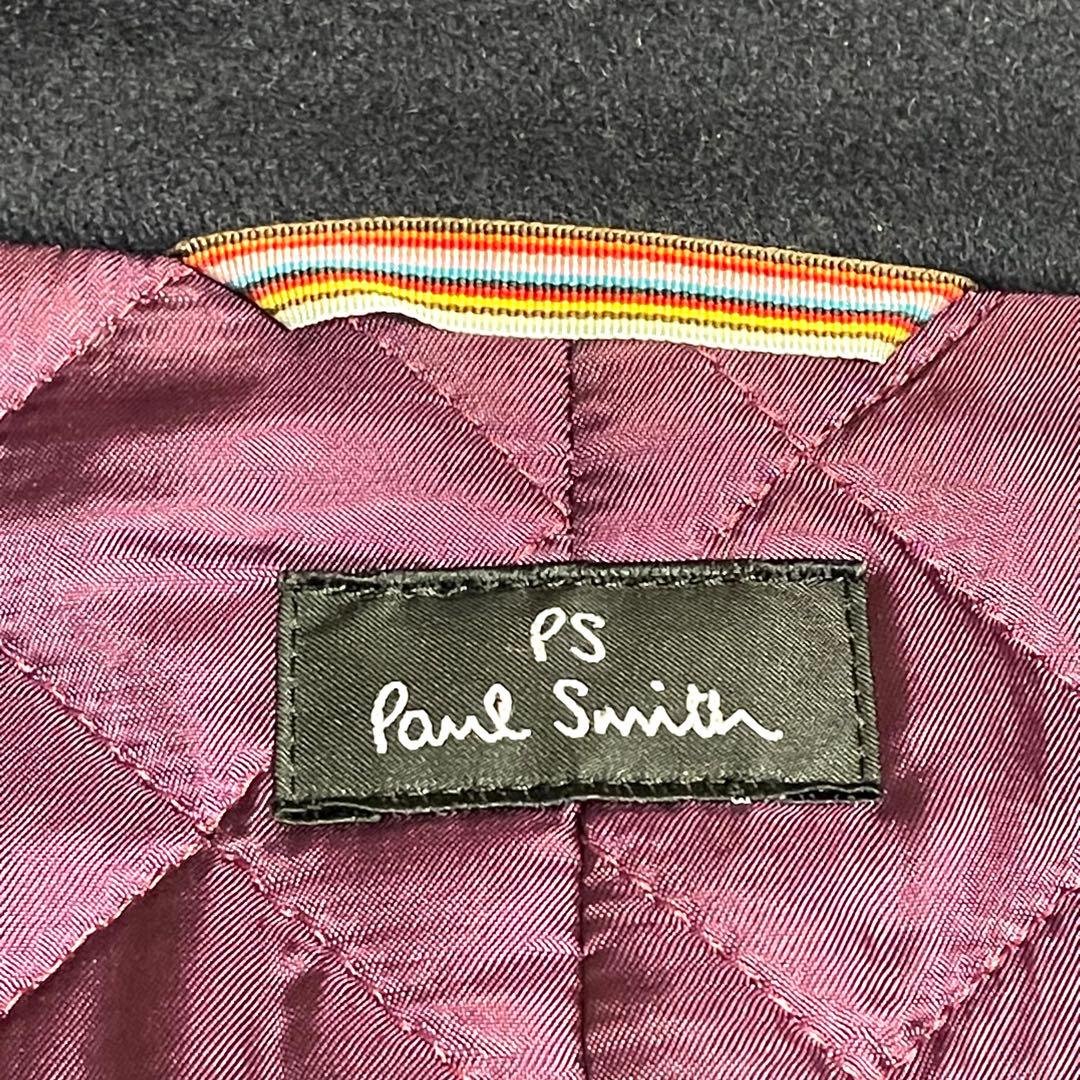 Paul Smith ナポレオンコート Pコート カシミヤ混 銀ボタン