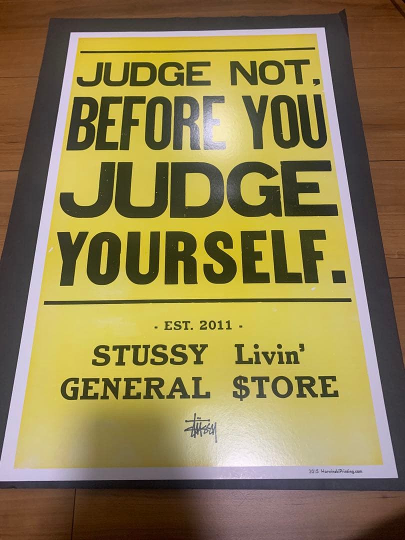 stussy livin' general store ポスター　ステューシー