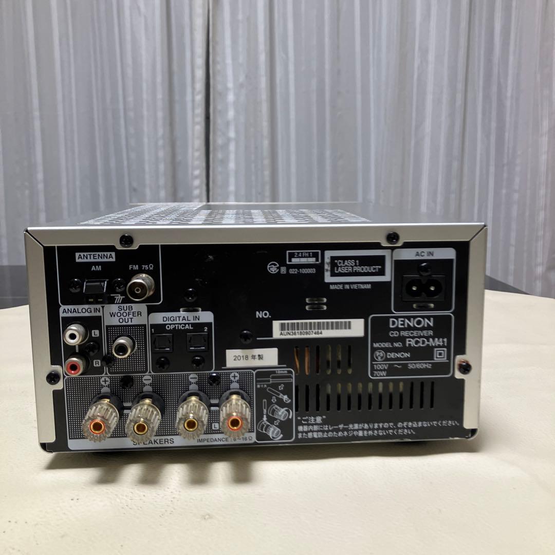DENON CD-RECEIVER RCD-M41SP 整備動作品 2018年製
