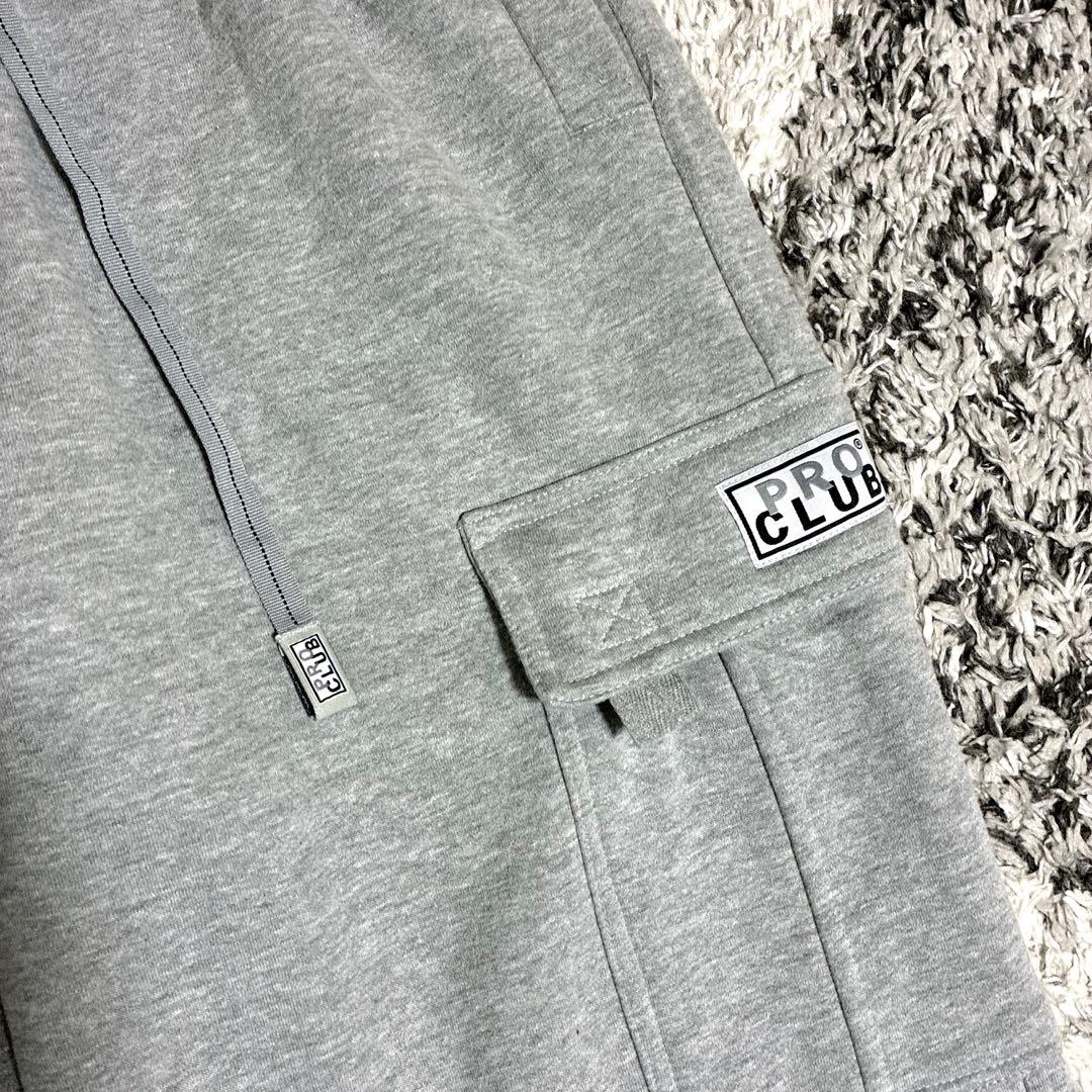 Proclub プロクラブ　スウェット カーゴパンツ　グレー　バギーパンツ　XL