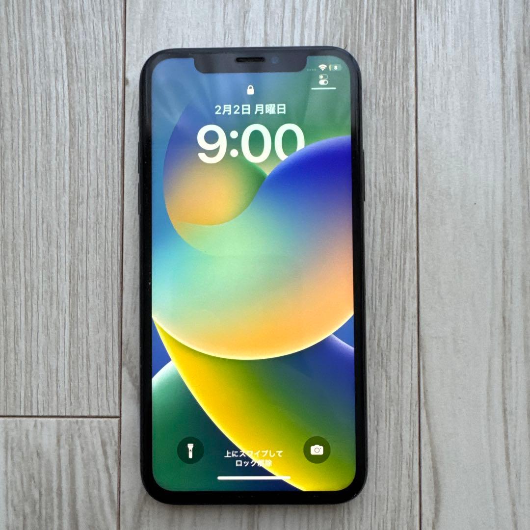 iPhone X 本体256GB SIMフリー バッテリー最大容量76%