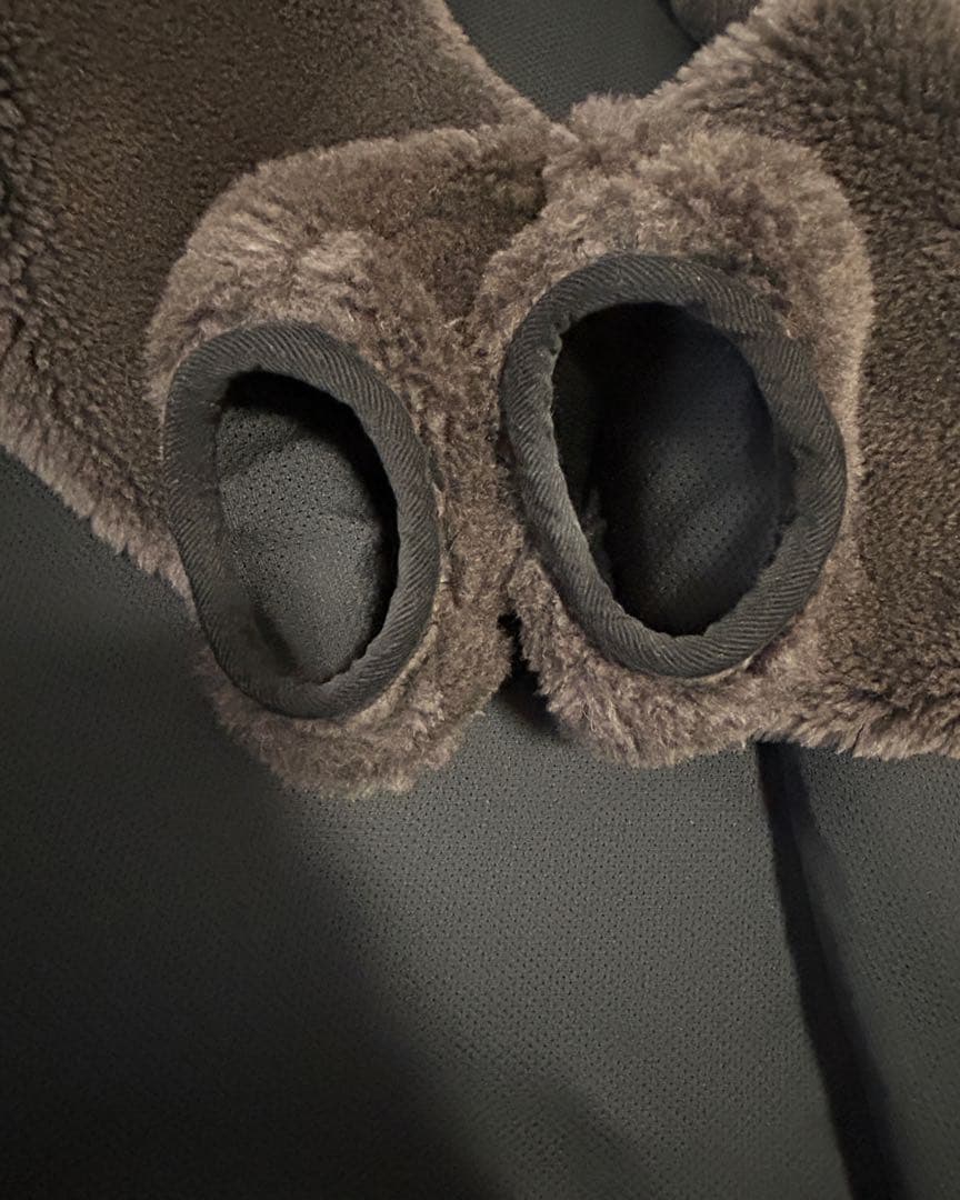 Chaosカオス ウール ボアブルゾン　ブラウン23aw