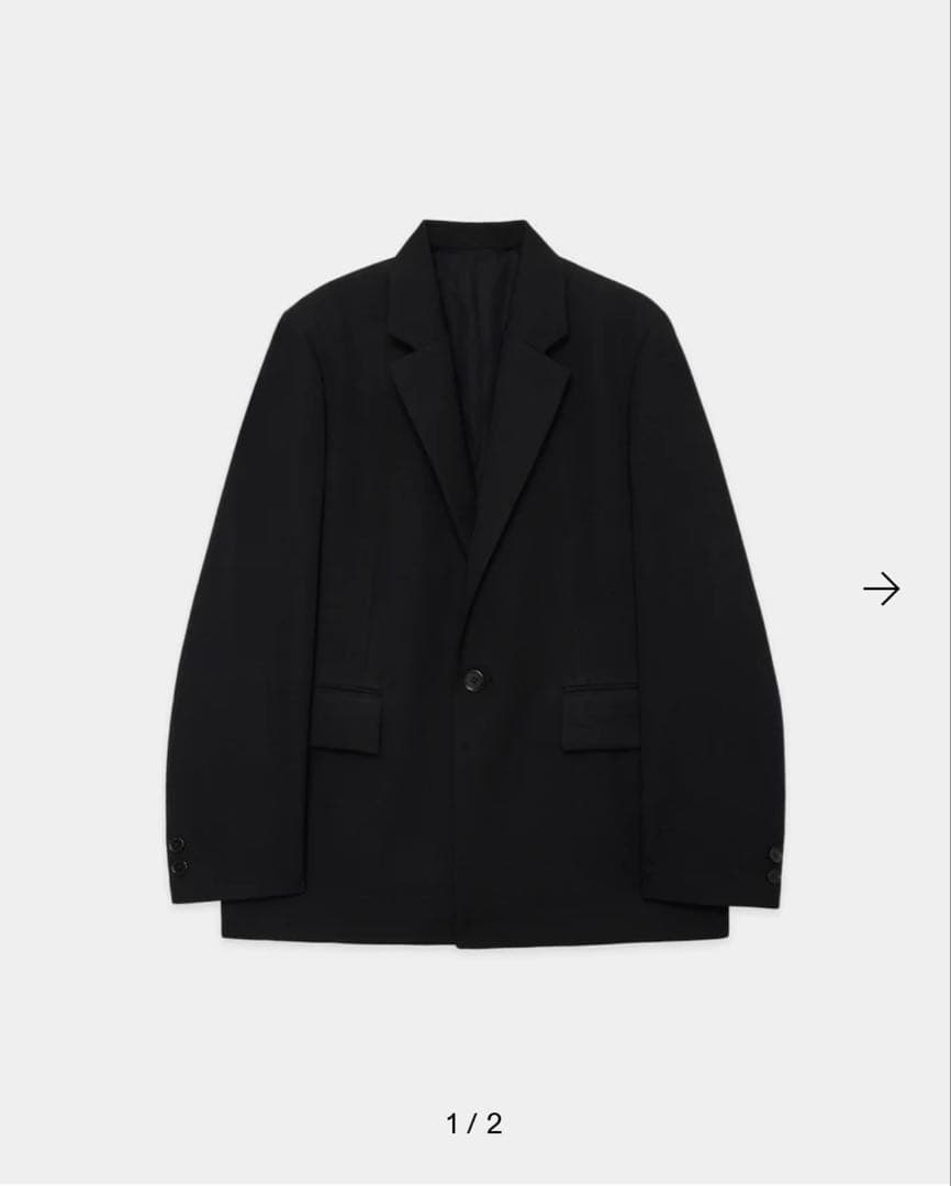 markaware ポルワース3/2ハードツイル　ジャケットのみblack